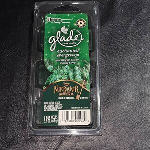 NIP Glade Enchanted Evergreens Wax Melts 6 Melts Disney Nutcracker‎